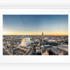 Foto van Het forum in Groningen als schilderij