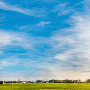Foto van de Martinitoren close-up vierkant - Groningen