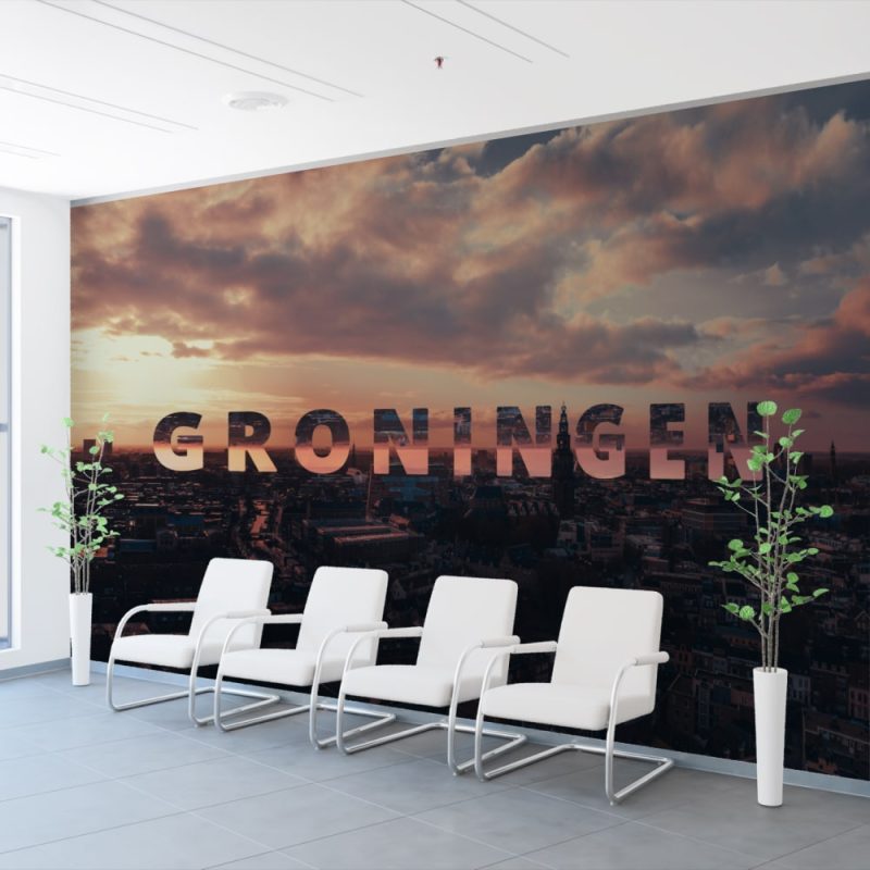 Foto van de Skyline van Groningen - Kantooromgeving